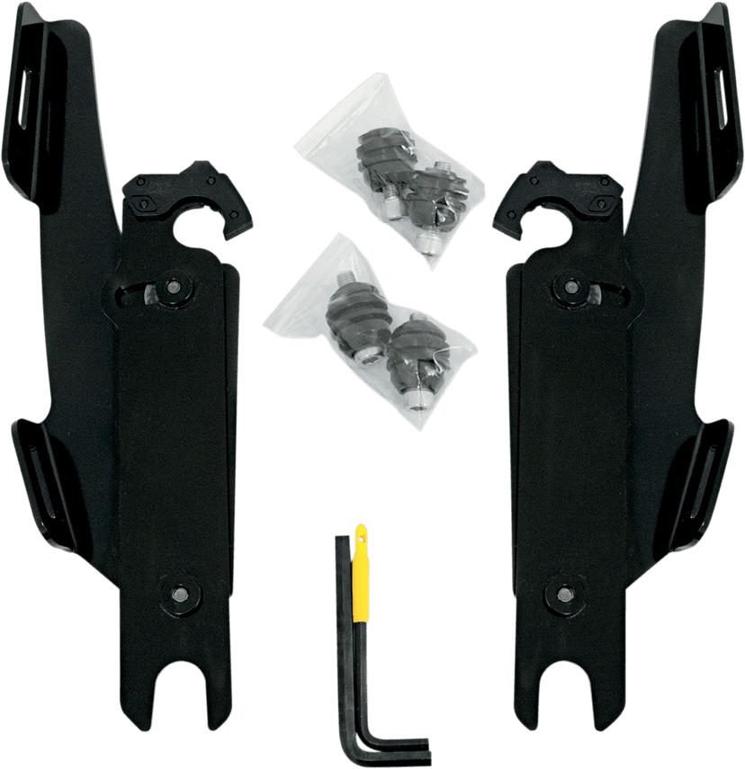 MEMPHIS SHADES 2320-0091 Hardware Kit - Black - Without Lightbar - Black