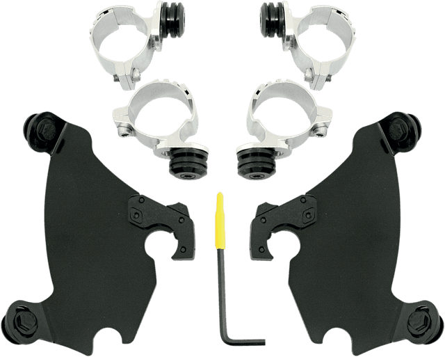 MEMPHIS SHADES 2320-0105 Gauntlet Mounting Kit - Black - XL