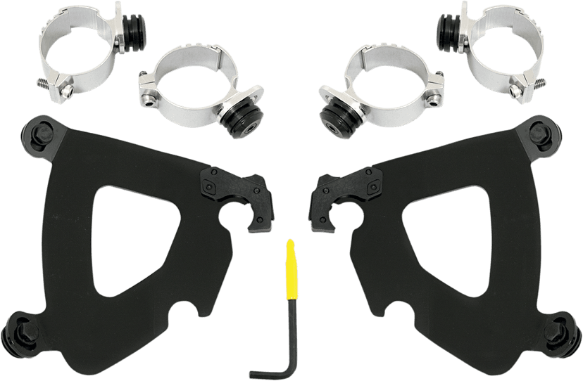 MEMPHIS SHADES 2320-0119 Gauntlet Mounting Kit - Black - FXD