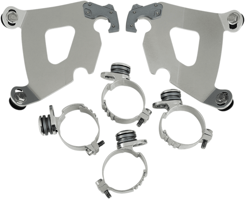 MEMPHIS SHADES 2320-0124 Cafe Mounting Kit - Polished - FX