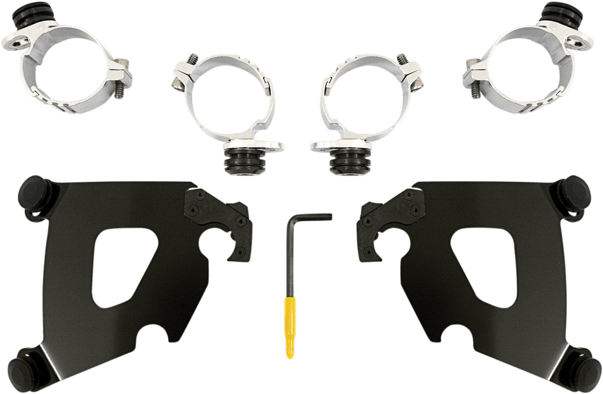 MEMPHIS SHADES 2320-0126 Cafe Mounting Kit - Black - FX
