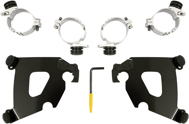 MEMPHIS SHADES 2320-0126 Cafe Mounting Kit - Black - FX