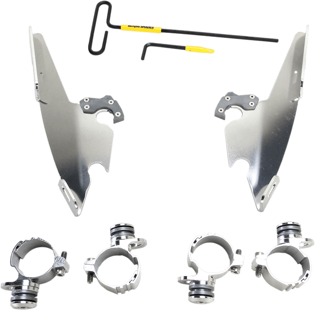 MEMPHIS SHADES 2320-0166 Fats/Slim Mounting Kit - Polished - XL883
