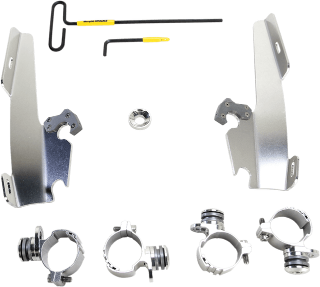MEMPHIS SHADES 2320-0170 Batwing - Mounting Kit - Polished - XL