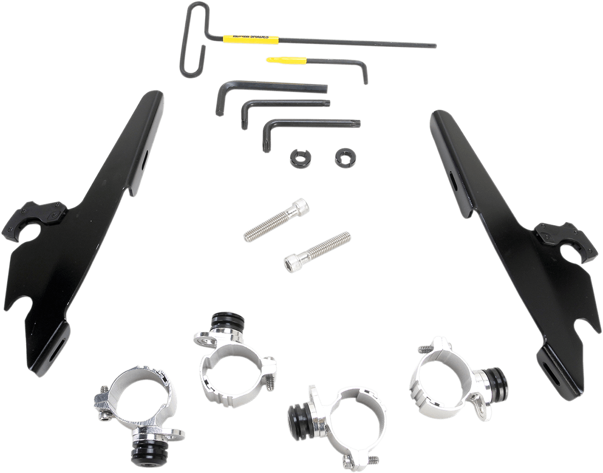 MEMPHIS SHADES 2320-0175 Batwing - Mounting Kit - Black - XL48