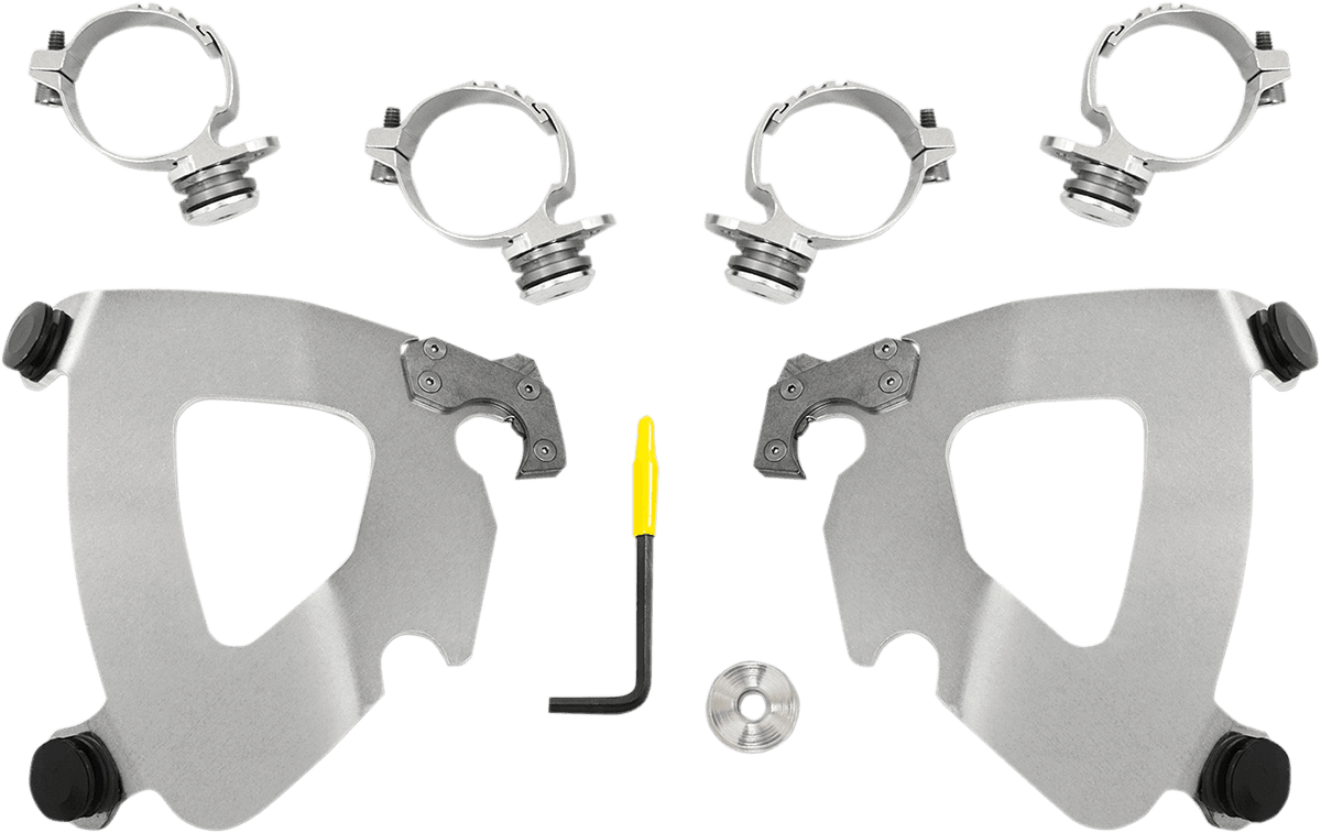 MEMPHIS SHADES 2320-0178 Gauntlet Mounting Kit - Polished - FXDL '14-'17