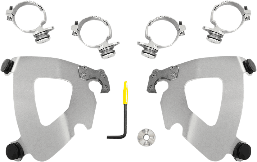 MEMPHIS SHADES 2320-0178 Gauntlet Mounting Kit - Polished - FXDL '14-'17