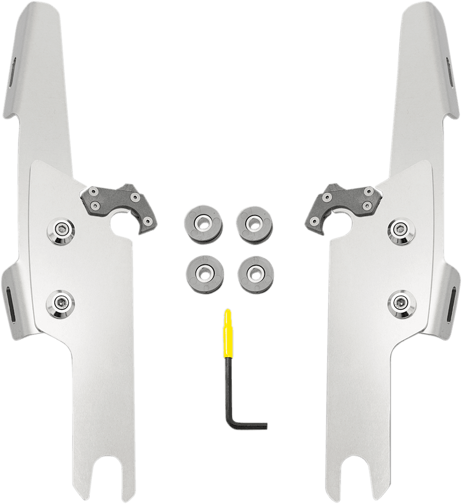 MEMPHIS SHADES 2320-0190 Fats/Slim Mounting Kit - Polished - FLRT