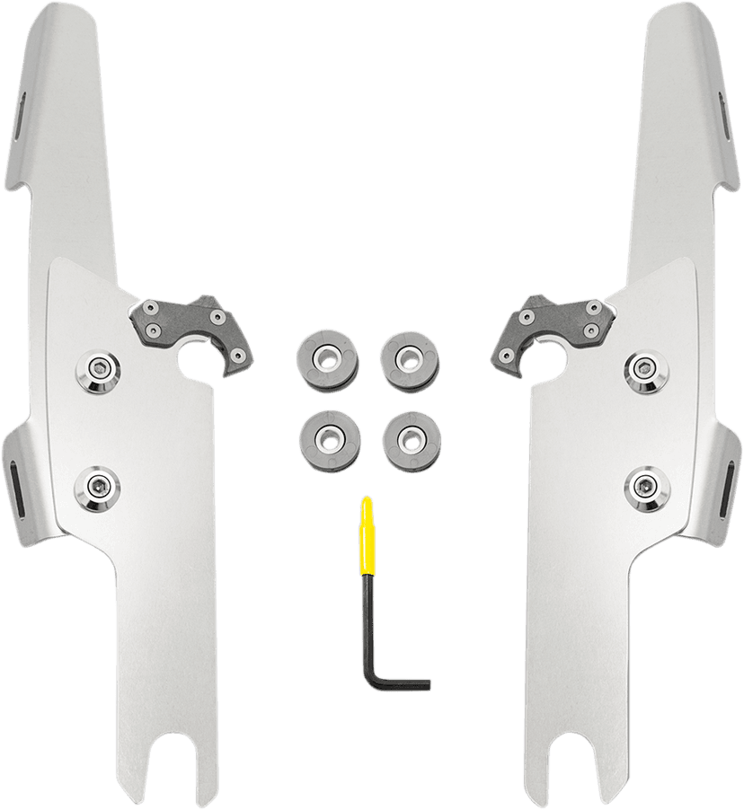 MEMPHIS SHADES 2320-0190 Fats/Slim Mounting Kit - Polished - FLRT