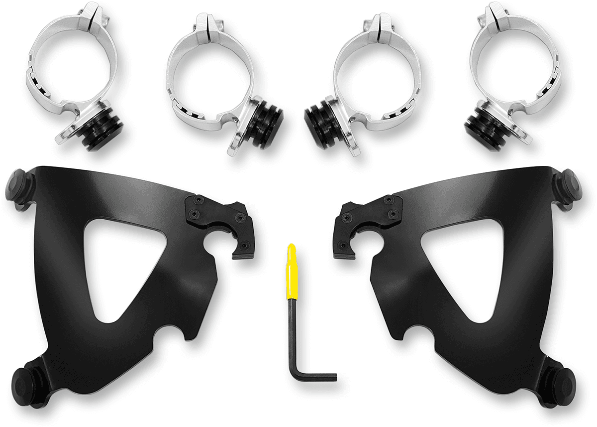 MEMPHIS SHADES 2320-0194 Road Warrior Mounting Kit - Black - FX