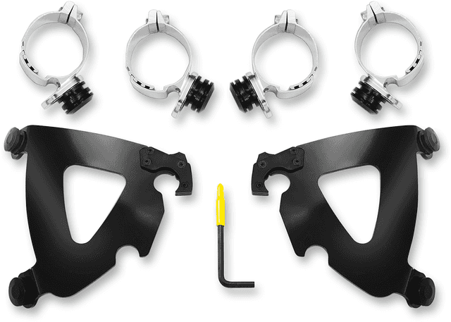 MEMPHIS SHADES 2320-0194 Road Warrior Mounting Kit - Black - FX