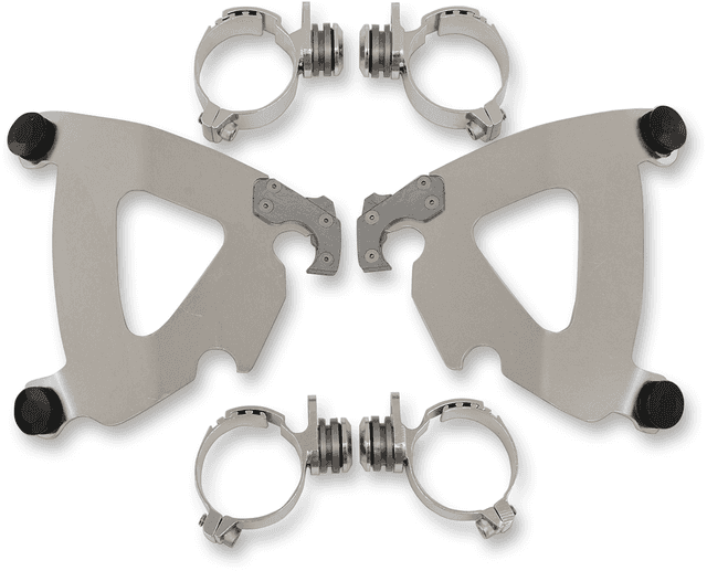 MEMPHIS SHADES 2320-0196 Road Warrior Mounting Kit - Polished - FX