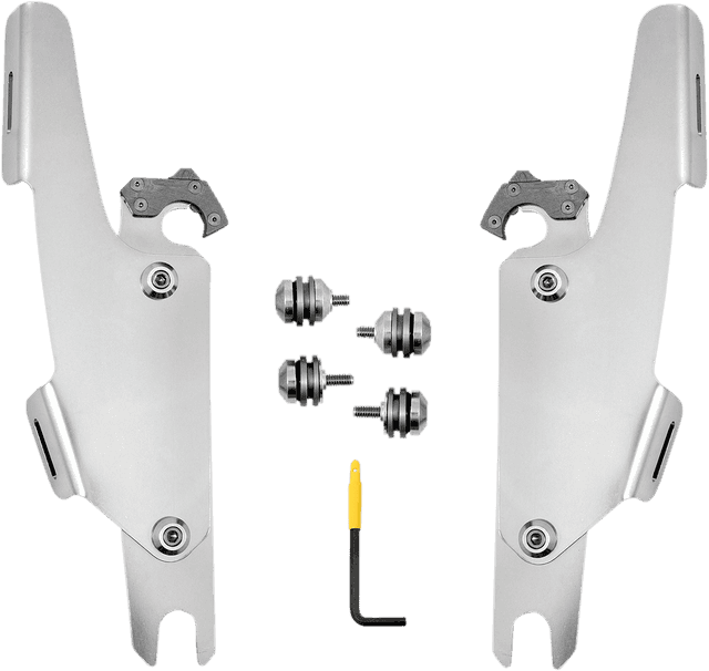 MEMPHIS SHADES 2320-0202 Fats Mounting Kit - Polished - FLFB
