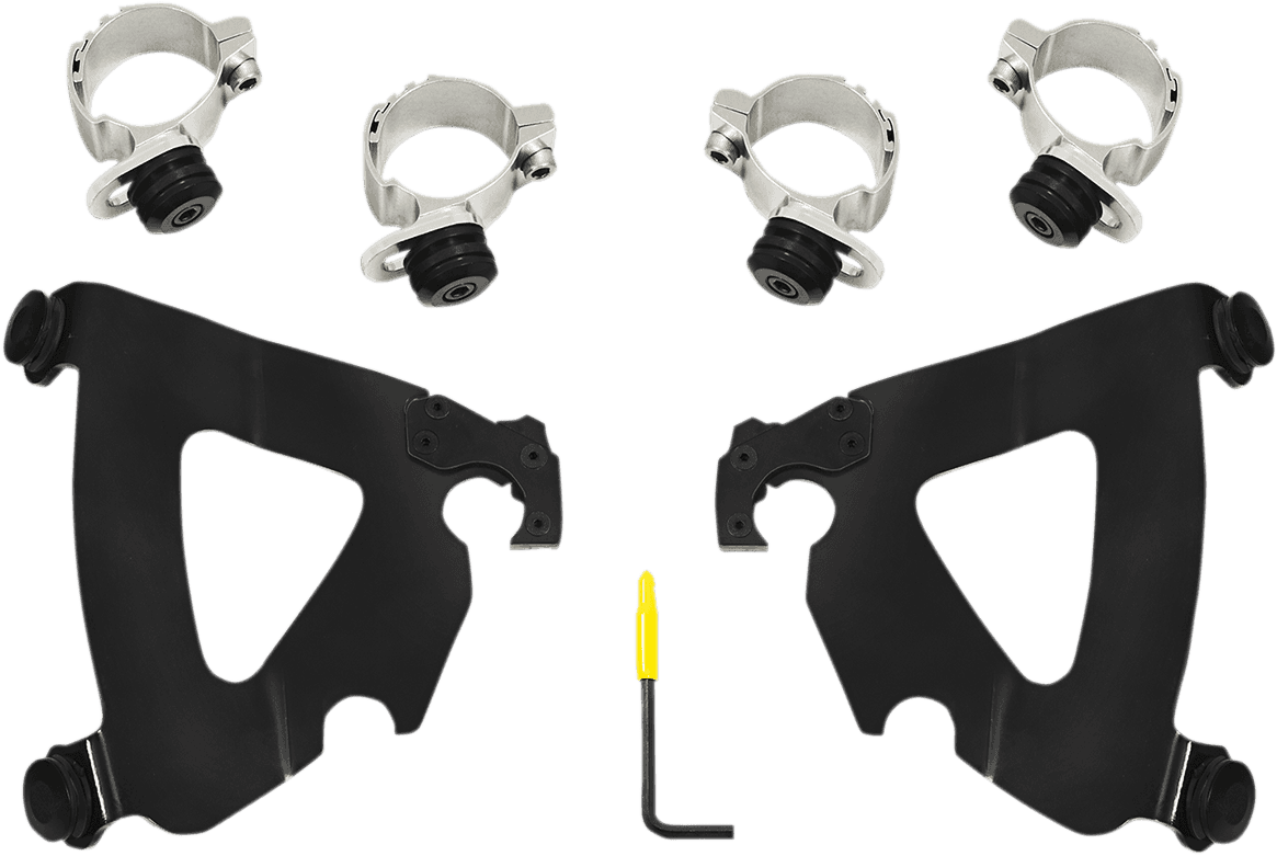 MEMPHIS SHADES 2320-0214 Road Warrior Mounting Kit - Black - Harley-Davidson®