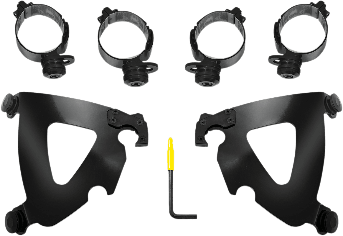 MEMPHIS SHADES 2320-0218 Road Warrior Mounting Kit - Black - FLSB/FXLRS