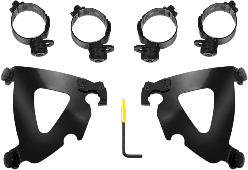 MEMPHIS SHADES 2320-0218 Road Warrior Mounting Kit - Black - FLSB/FXLRS