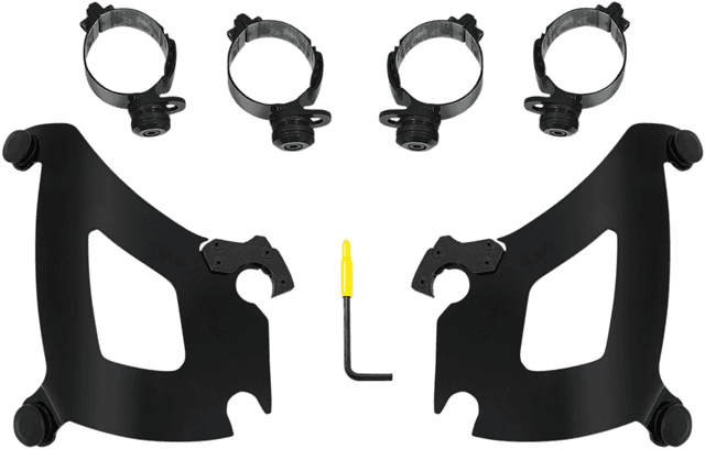 MEMPHIS SHADES 2320-0226 Bullet Mounting Kit - Black - FLSB