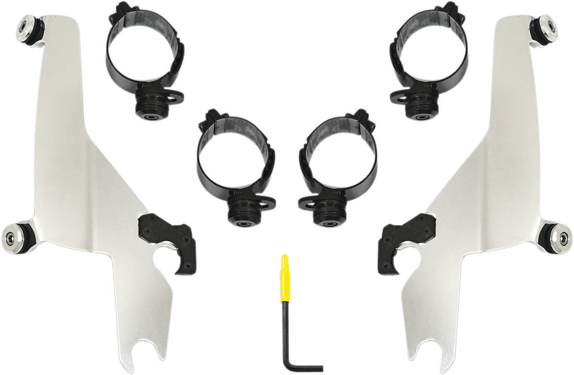 MEMPHIS SHADES 2320-0233 Sportshield Trigger-Lock Mounting Kit - Polished - FLSB