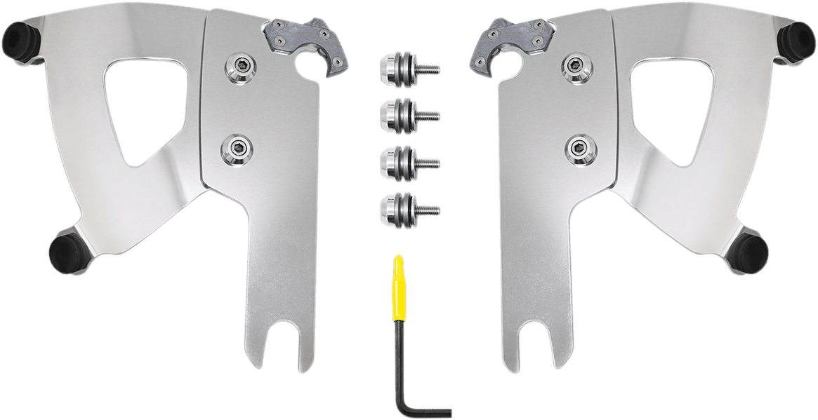 MEMPHIS SHADES 2320-0240 Road Warrior Mounting Kit - Polished - FLHR