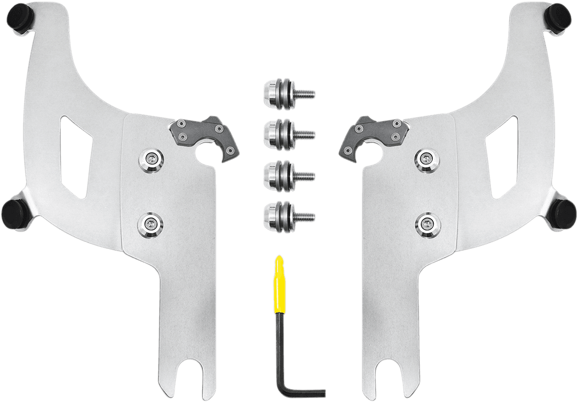 MEMPHIS SHADES 2320-0242 Bullet Mounting Kit - Polished - FLHRS/XS