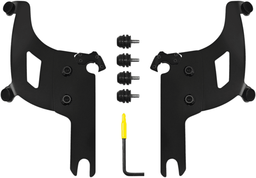 MEMPHIS SHADES 2320-0243 Bullet Mounting Kit - Black - FLHRS/XS