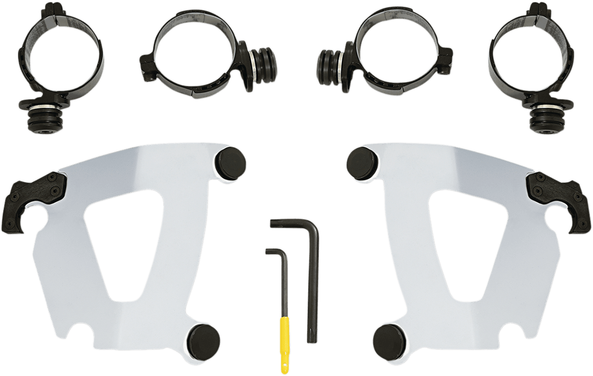 MEMPHIS SHADES 2320-0250 Road Warrior Mounting Kit - Polished - FX