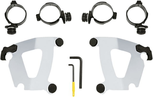 MEMPHIS SHADES 2320-0250 Road Warrior Mounting Kit - Polished - FX