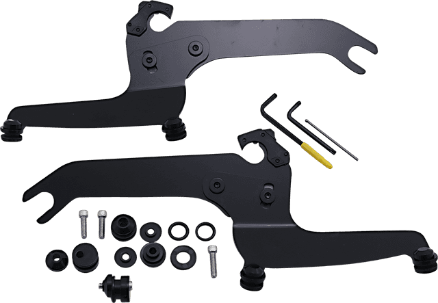 MEMPHIS SHADES 2320-0257 Sportshield Trigger Lock Complete Mount Kit - Black