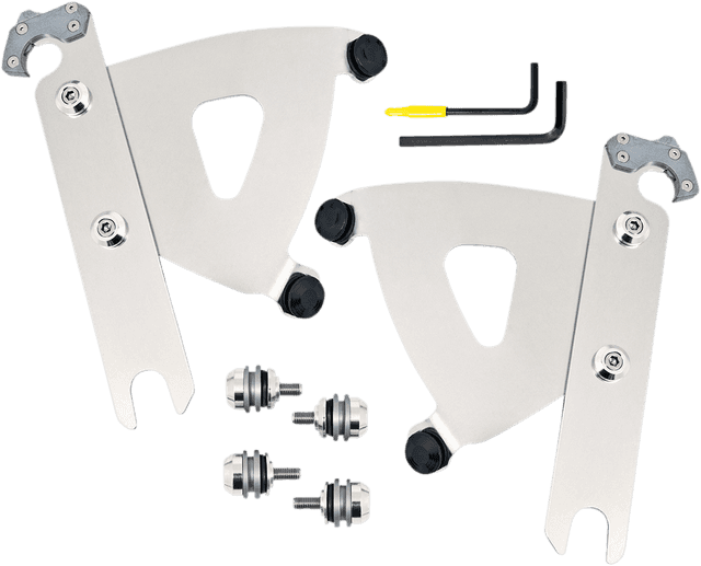 MEMPHIS SHADES 2320-0260 Road Warrior Trigger-Lock Mounting Kit - Polished - FLS