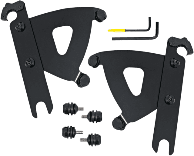 MEMPHIS SHADES 2320-0261 Road Warrior Trigger-Lock Mounting Kit - Black - FLS