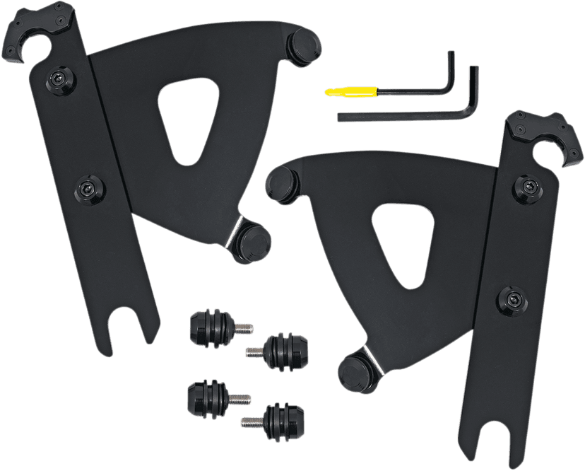 MEMPHIS SHADES 2320-0261 Road Warrior Trigger-Lock Mounting Kit - Black - FLS