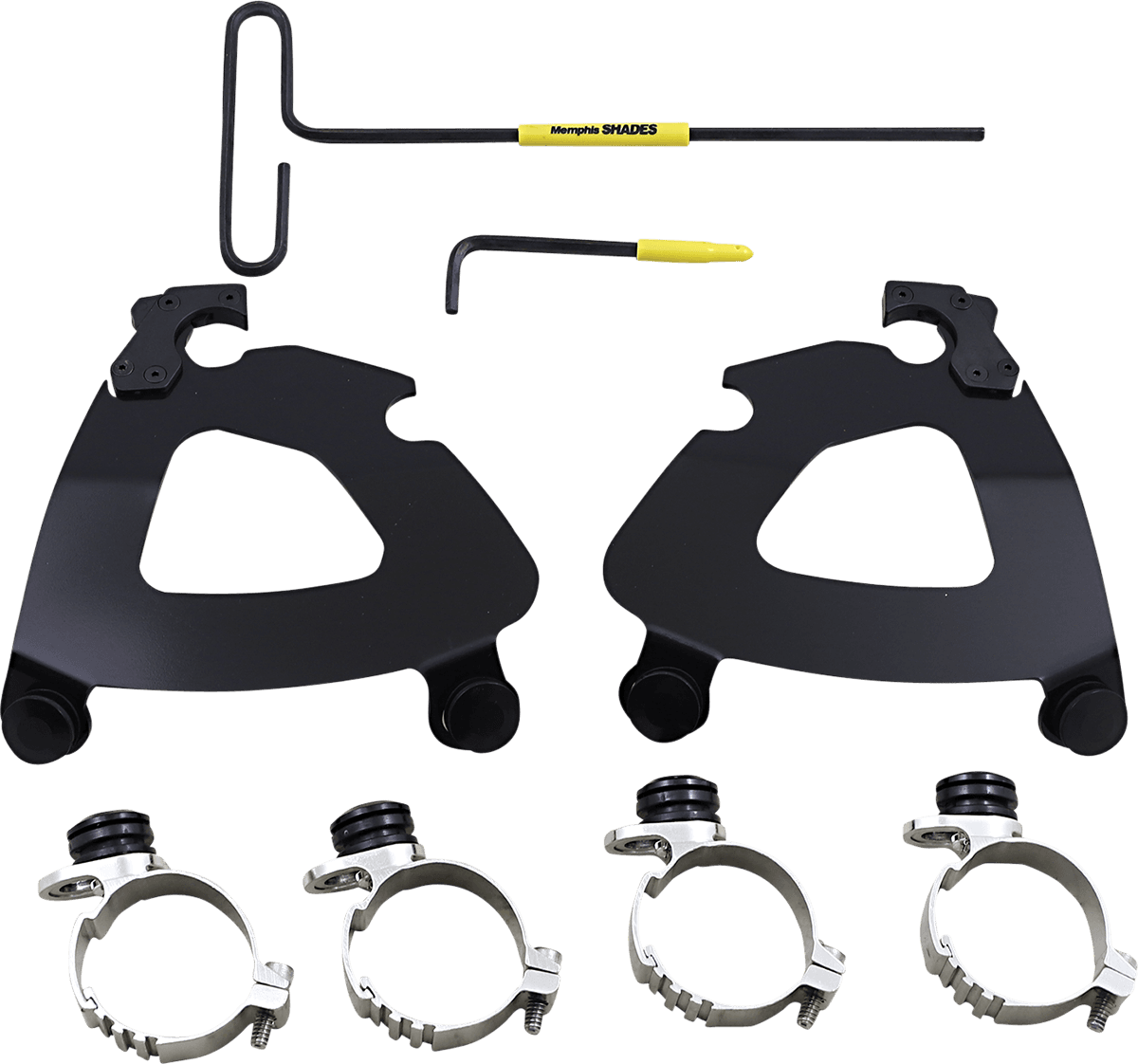 MEMPHIS SHADES 2320-0272 Gauntlet Mounting Kit - Black - XL