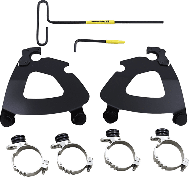 MEMPHIS SHADES 2320-0272 Gauntlet Mounting Kit - Black - XL