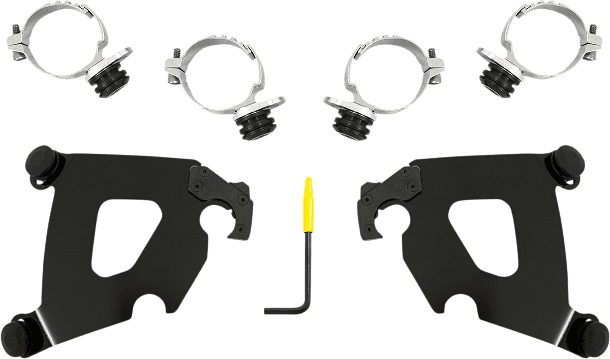 MEMPHIS SHADES 2320-0274 Cafe Mounting Kit - Black - XL1200X