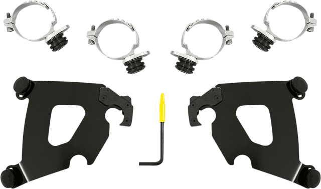 MEMPHIS SHADES 2320-0274 Cafe Mounting Kit - Black - XL1200X