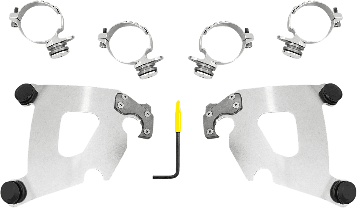 MEMPHIS SHADES 2320-0275 Cafe Mounting Kit - Polished - XL1200X