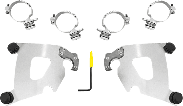MEMPHIS SHADES 2320-0275 Cafe Mounting Kit - Polished - XL1200X