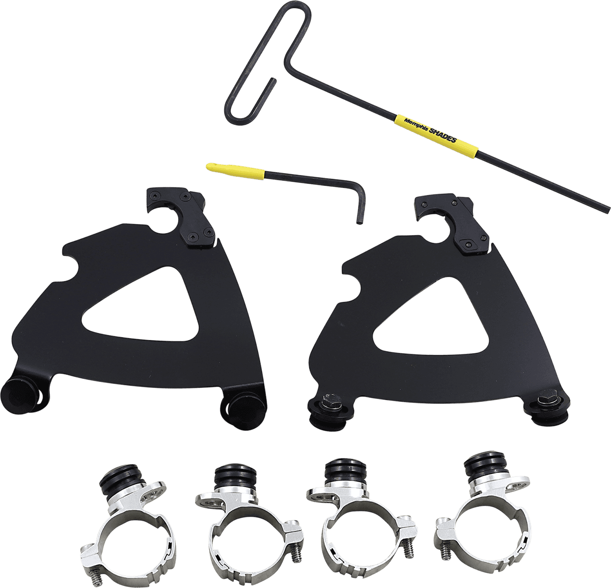 MEMPHIS SHADES 2320-0278 Road Warrior Trigger-Lock Mounting Kit - Black - XL1200C