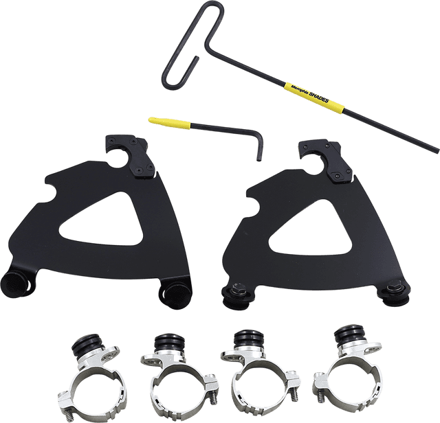 MEMPHIS SHADES 2320-0278 Road Warrior Trigger-Lock Mounting Kit - Black - XL1200C