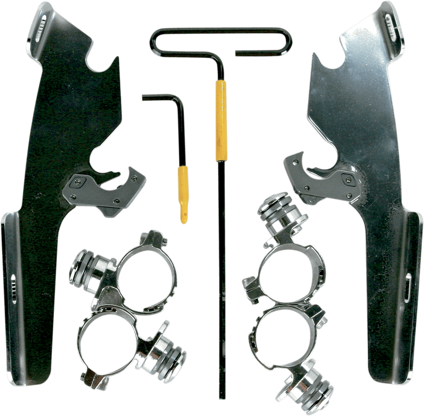 MEMPHIS SHADES 2321-0084 Fats/Slim Trigger Lock Mounting Kit - Kawasaki/Yamaha