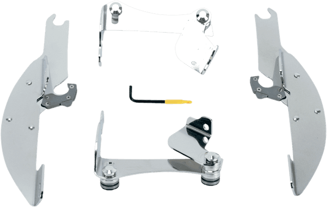 MEMPHIS SHADES 2321-0118 Batwing Trigger Lock Mounting Kit - VTX 1300 - Polished