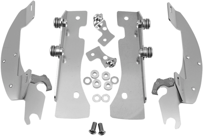 MEMPHIS SHADES 2321-0124 Batwing Trigger Lock Mounting Kit - XV 1600/1700 - Polished