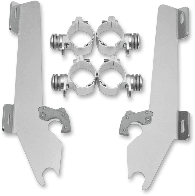MEMPHIS SHADES 2321-0161 Batwing Trigger Lock Mounting Kit - Vegas - Polished