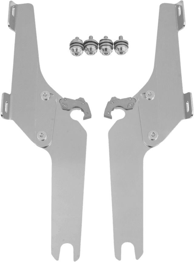 MEMPHIS SHADES 2321-0170 Batwing Trigger Lock Mounting Kit - VN 1600 - Polished