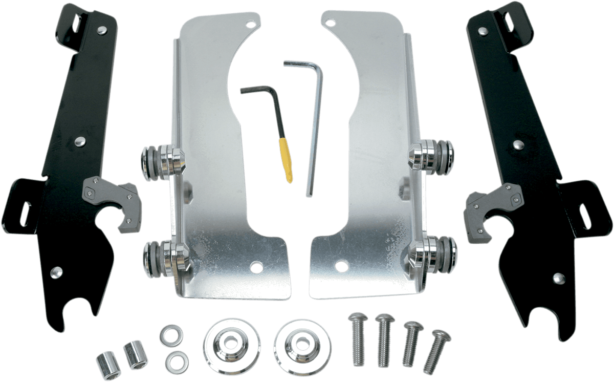 MEMPHIS SHADES 2321-0172 Batwing Trigger Lock Mounting Kit - Stratoliner - Black