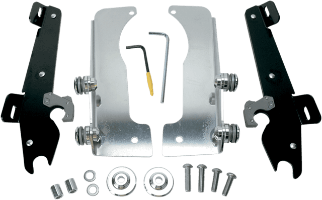 MEMPHIS SHADES 2321-0172 Batwing Trigger Lock Mounting Kit - Stratoliner - Black