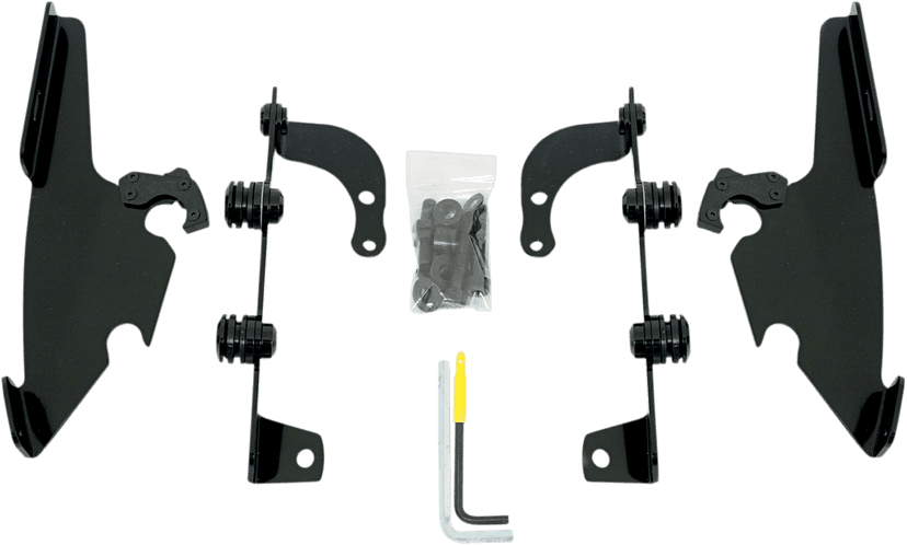MEMPHIS SHADES 2321-0278 Fats/Slim Trigger Lock Mounting Kit - Phantom - Black