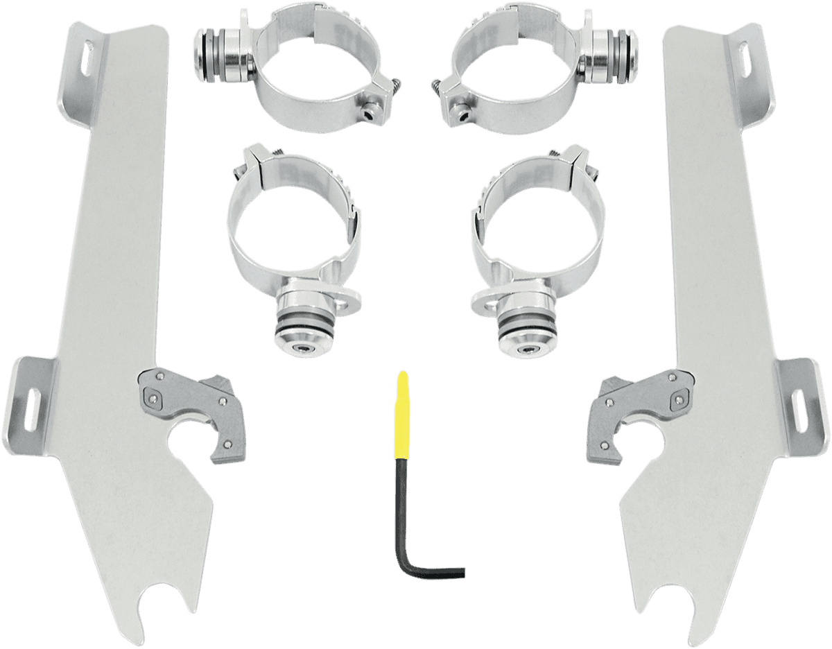 MEMPHIS SHADES 2321-0346 Batwing Trigger Lock Mounting Kit - M50 - Polished