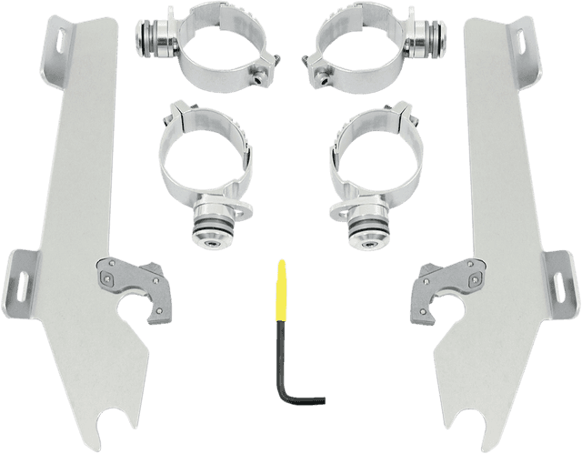 MEMPHIS SHADES 2321-0346 Batwing Trigger Lock Mounting Kit - M50 - Polished