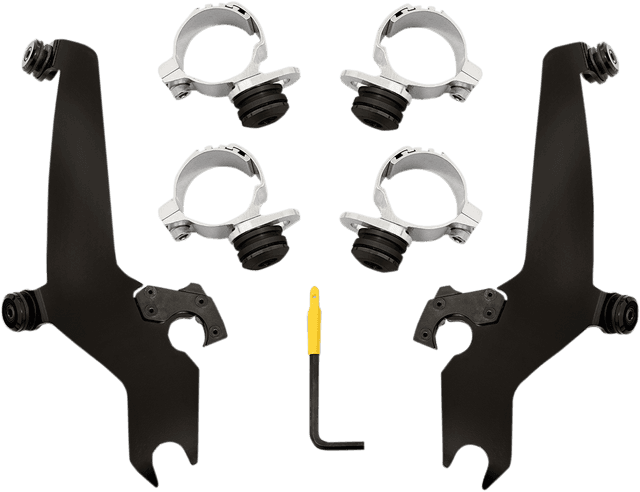 MEMPHIS SHADES 2321-0368 Sportshield Mounting Kit - Black - Scout